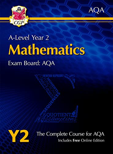 New A-Level Maths for AQA: Year 2 Student Book with Online Edition (CGP AQA A-Level Maths)
